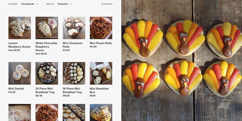 Country Cakes and Bakes Menu