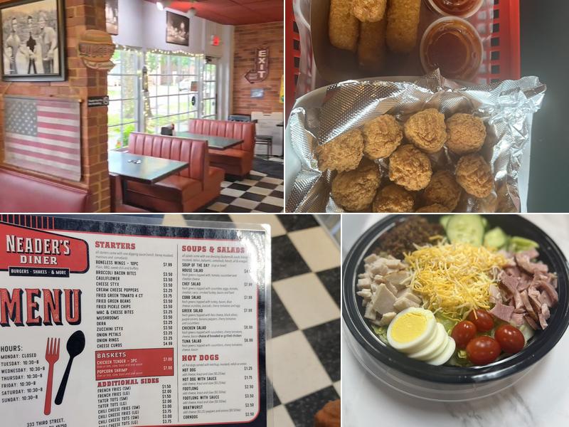 Neader's Diner Menu