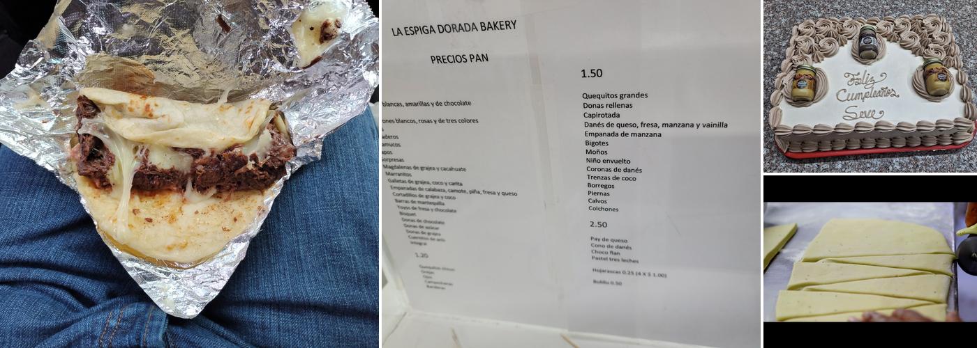 La Espiga Dorada Bakery Menu