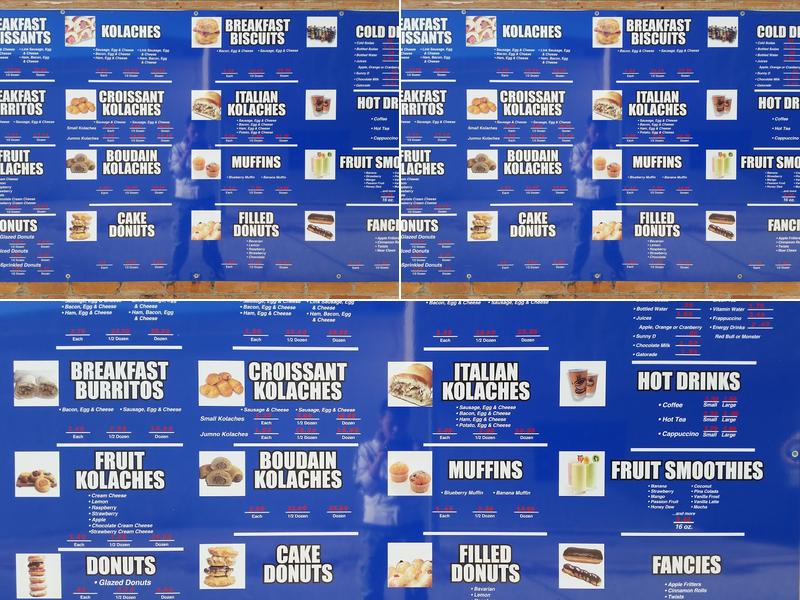 Campus Donuts & Kolaches Menu