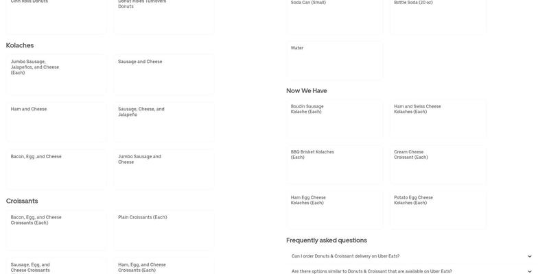 Dear Donut Man-Friendswood Menu