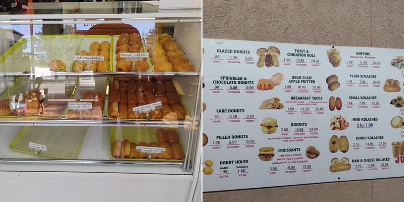Jusan Donuts Menu