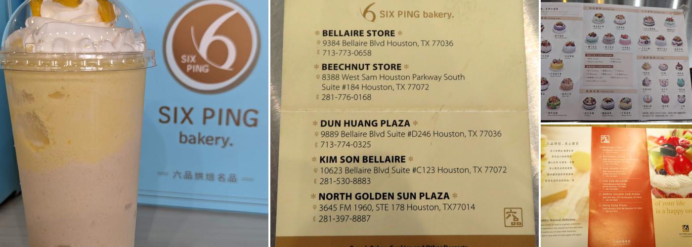 Six Ping Menu