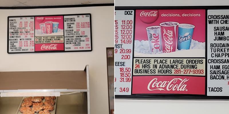 Best Donuts Menu