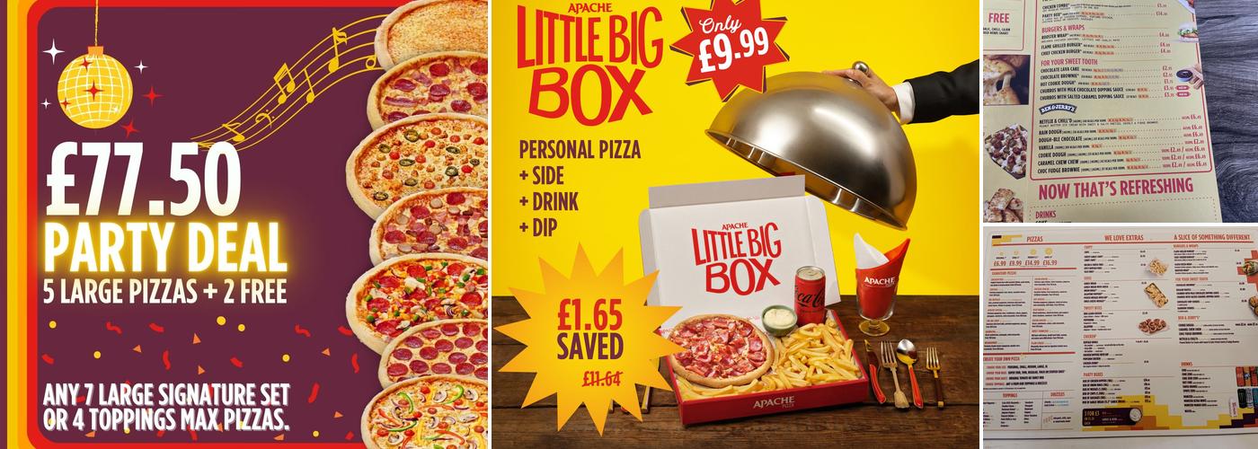 Apache Pizza Derry/Londonderry (Cityside) Menu