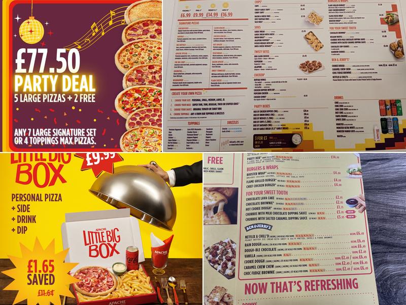 Apache Pizza Derry/Londonderry (Cityside) Menu