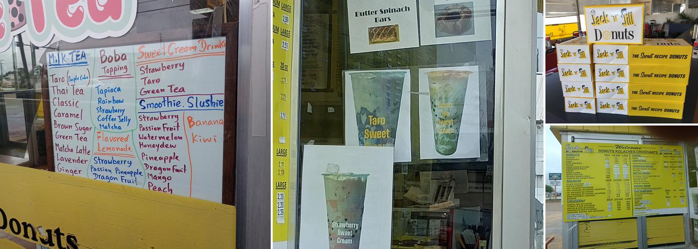 Jack 'n' Jill Donuts Menu