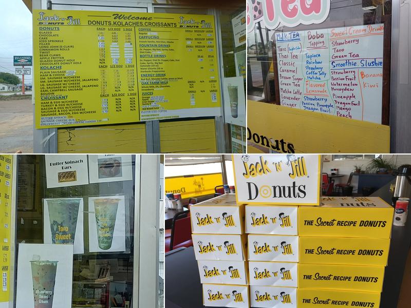 Jack 'n' Jill Donuts Menu