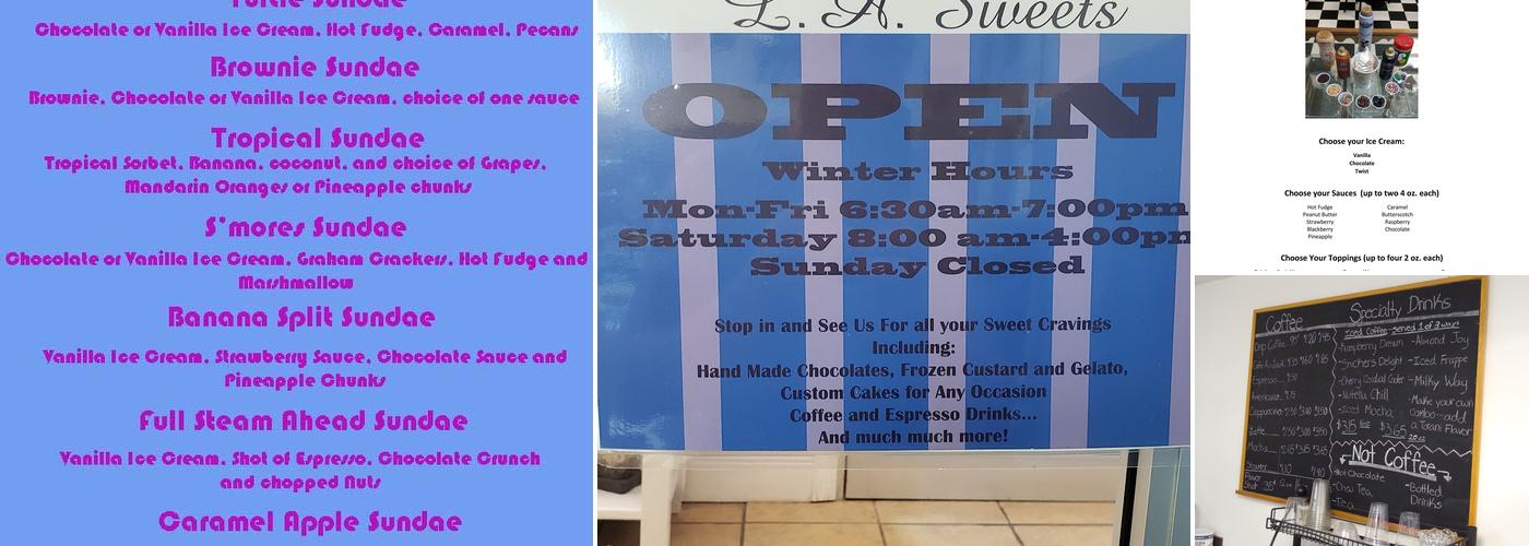 L.A. Sweets Menu