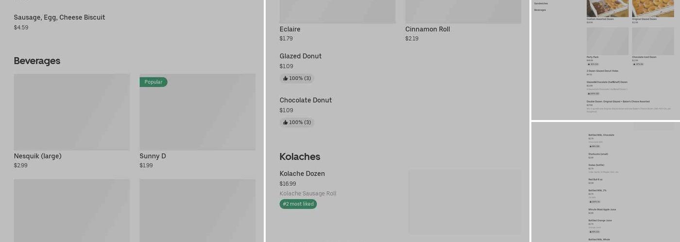 Donut Haven Menu