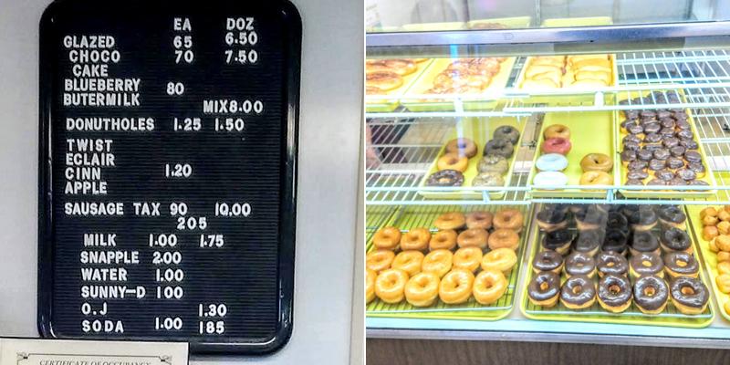Donuts & Donuts Menu