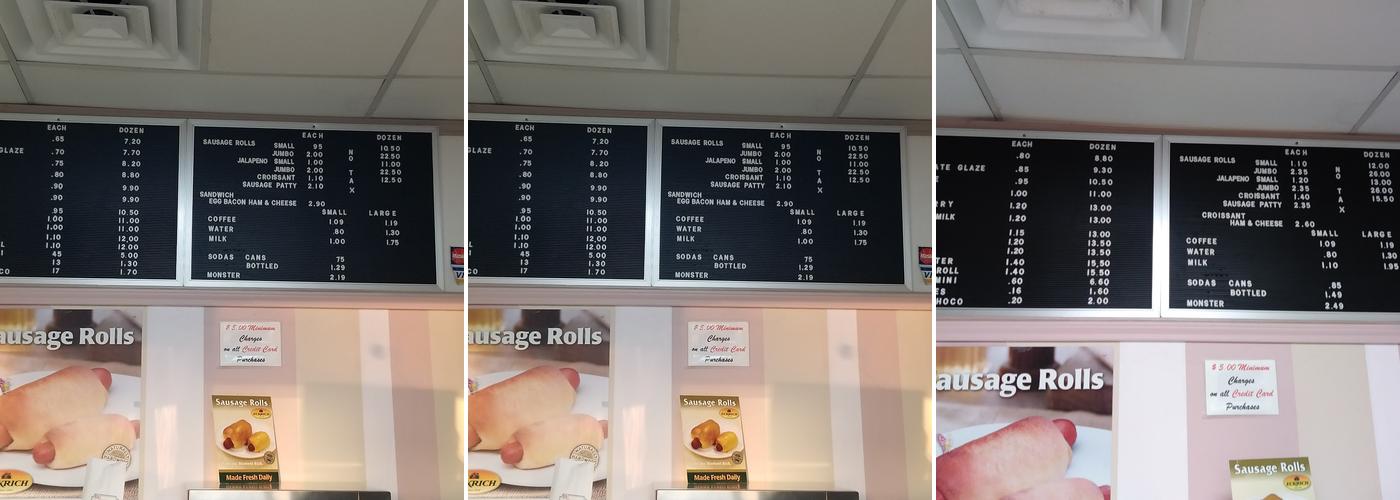 5 A.M. Donuts Menu
