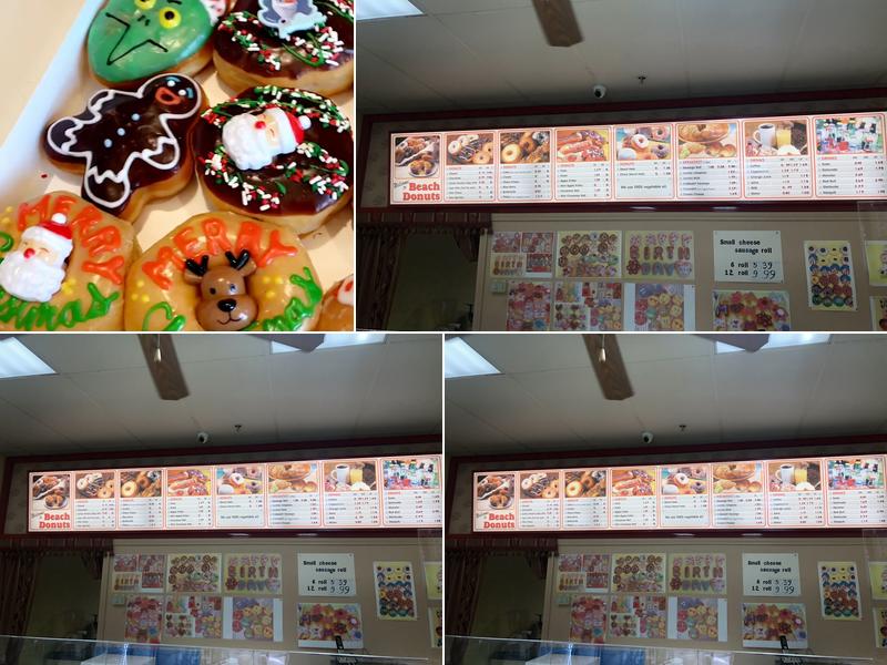 Beach Donuts Menu