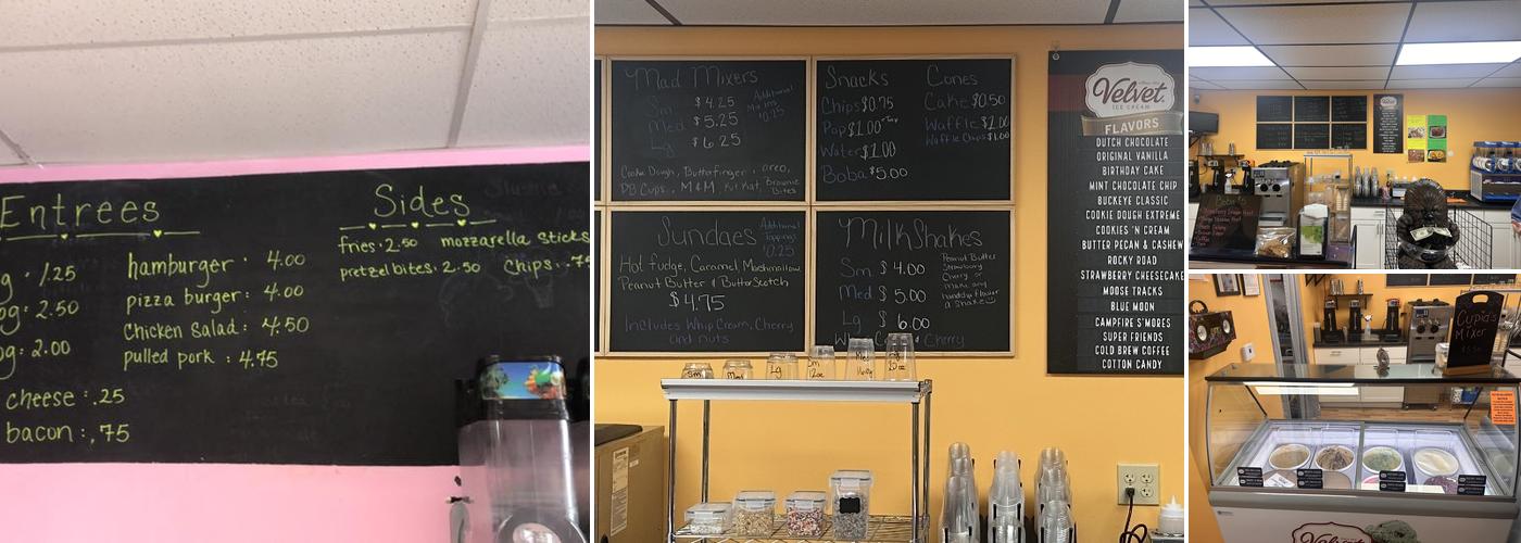 Mad about Ice Cream Menu