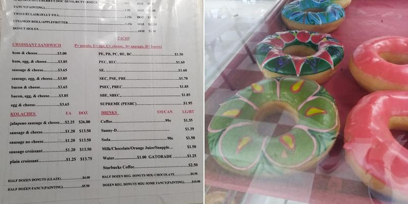 Royal Donuts Menu