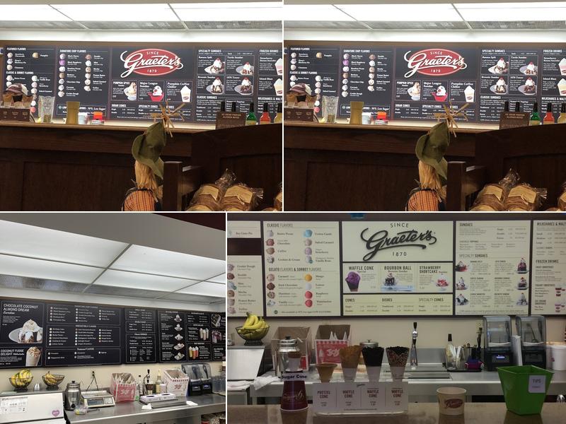 Graeter's Ice Cream Menu