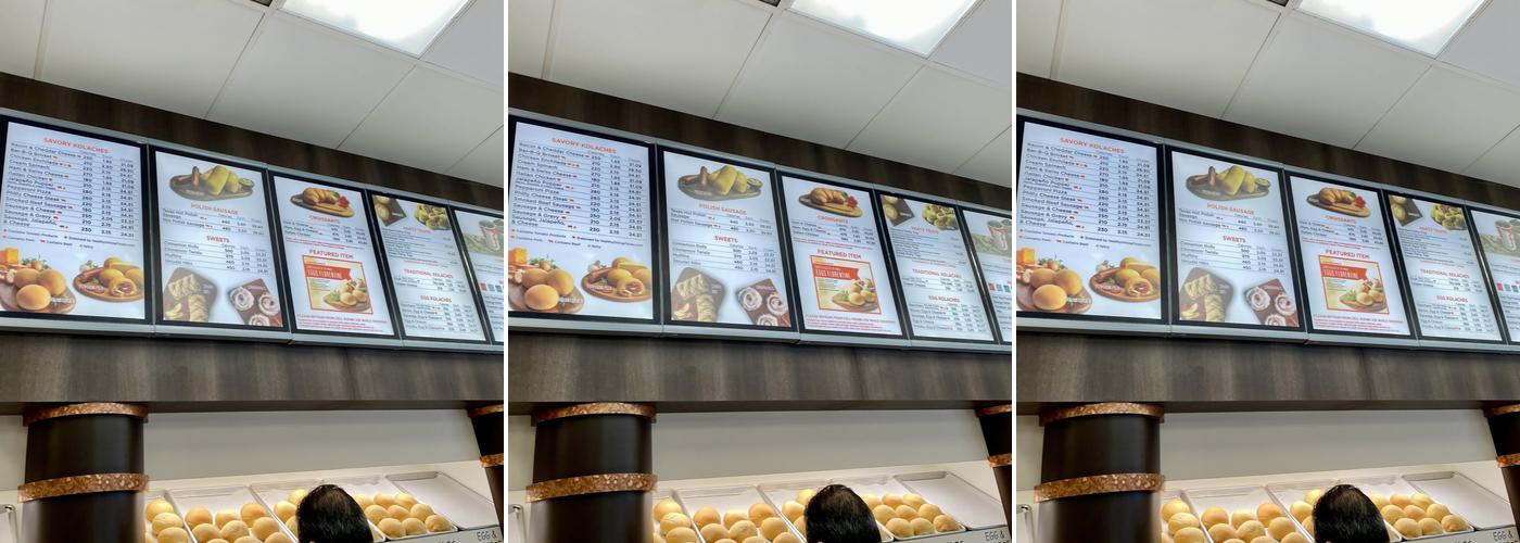 Kolache Factory Menu