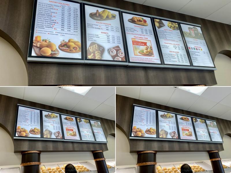 Kolache Factory Menu