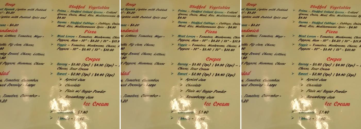 Nela Bread & Pastry Menu