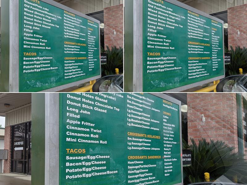 Sparkling Donuts Menu