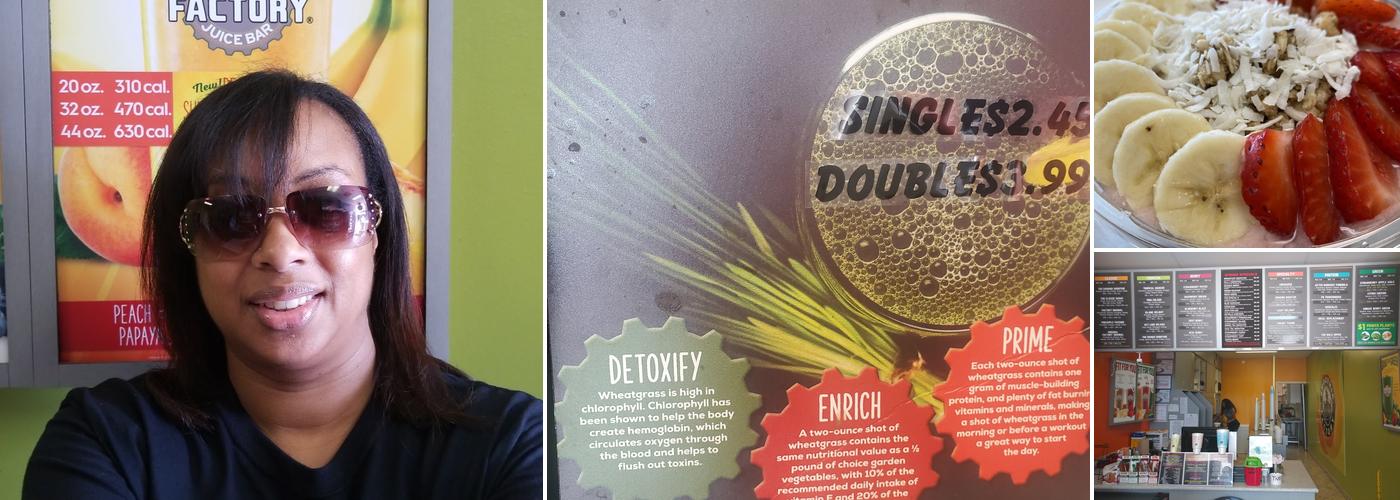 Smoothie Factory Menu