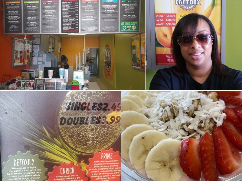 Smoothie Factory Menu