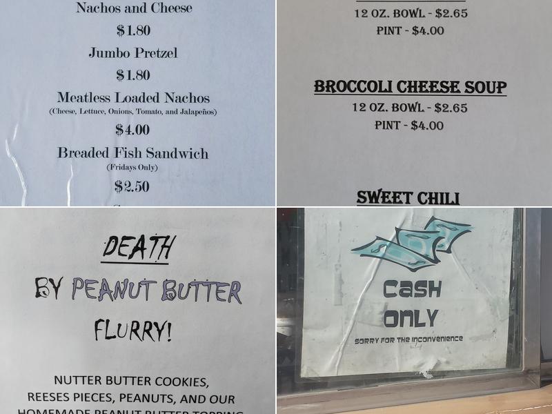 Shake Shak of Tiffin Menu