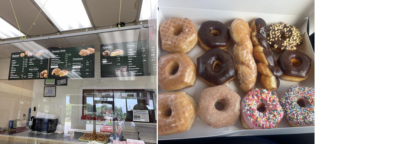 Westlake Donuts Menu