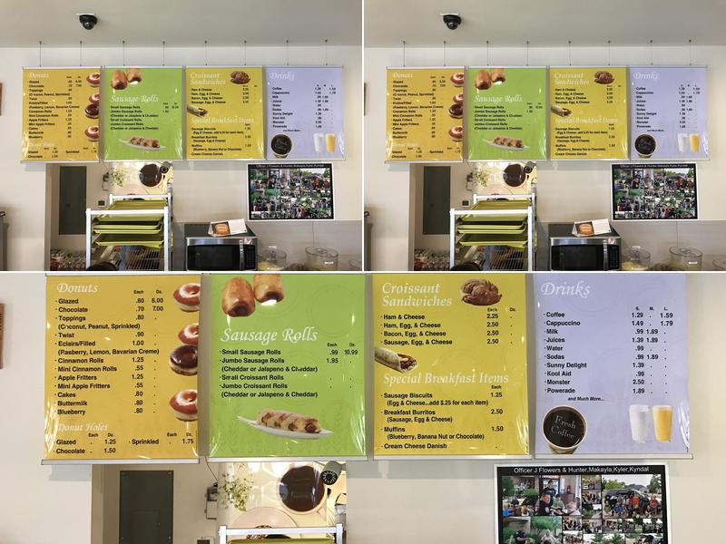 Midtowne Donuts Menu