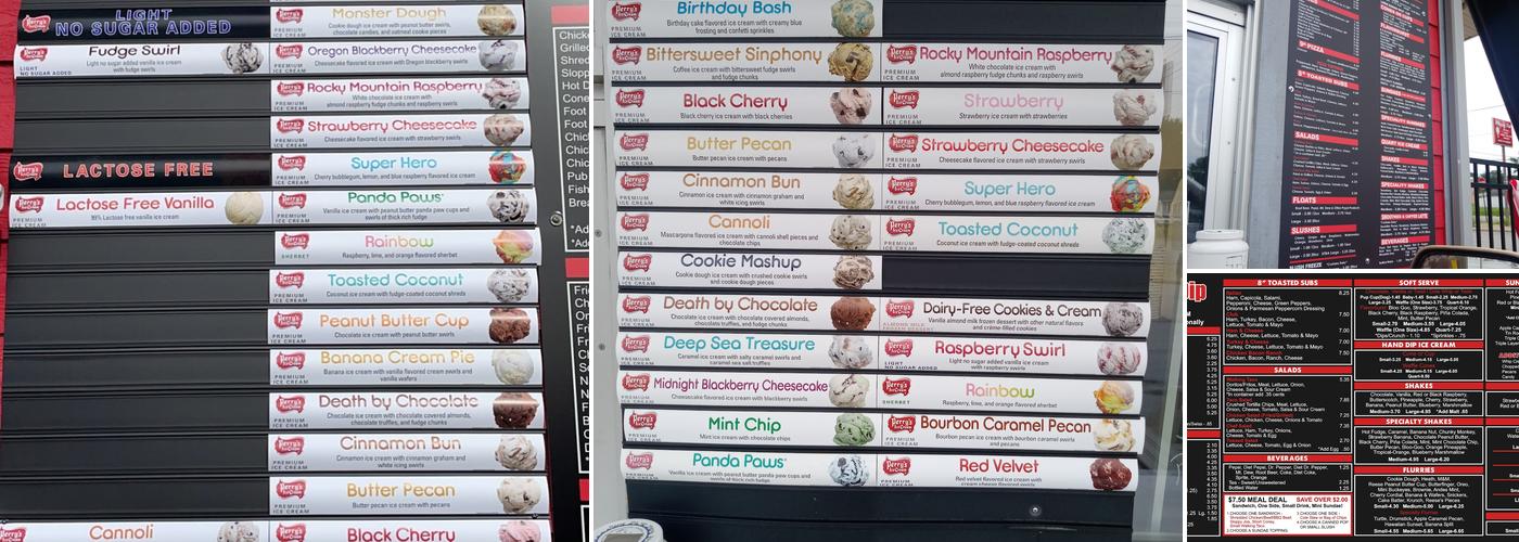 Whippy Dip Menu