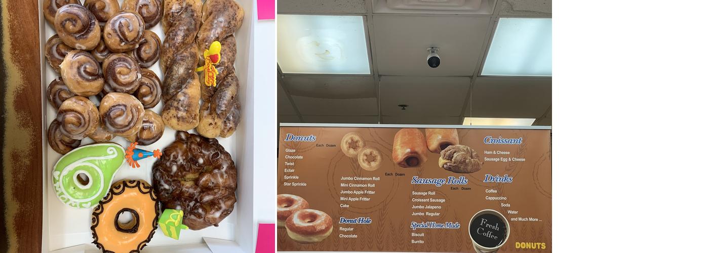 OMG Donuts Menu