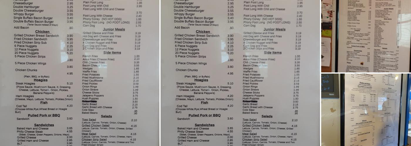 Whippy-Dip Menu