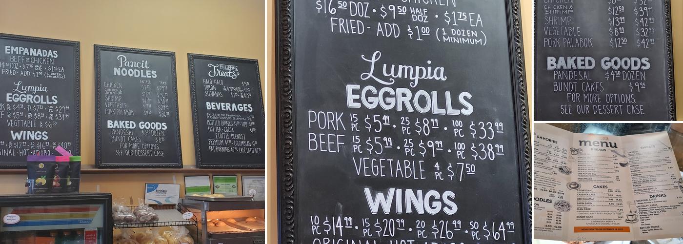 Jambeto's Bakery & Cafe Menu