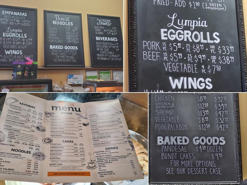 Jambeto's Bakery & Cafe Menu