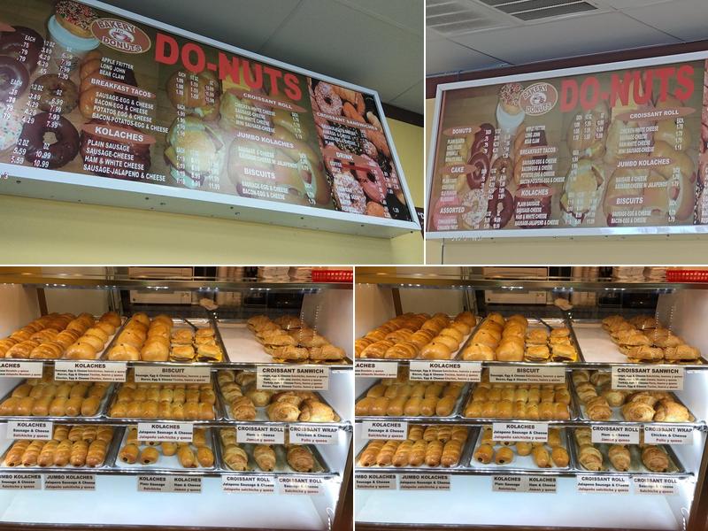 Bakery Donuts Menu