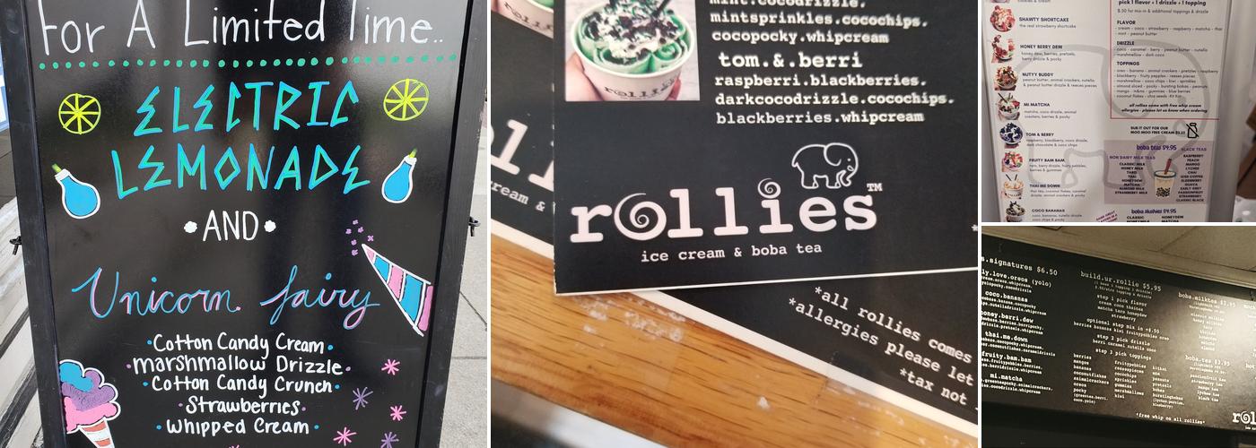 Rollies Menu