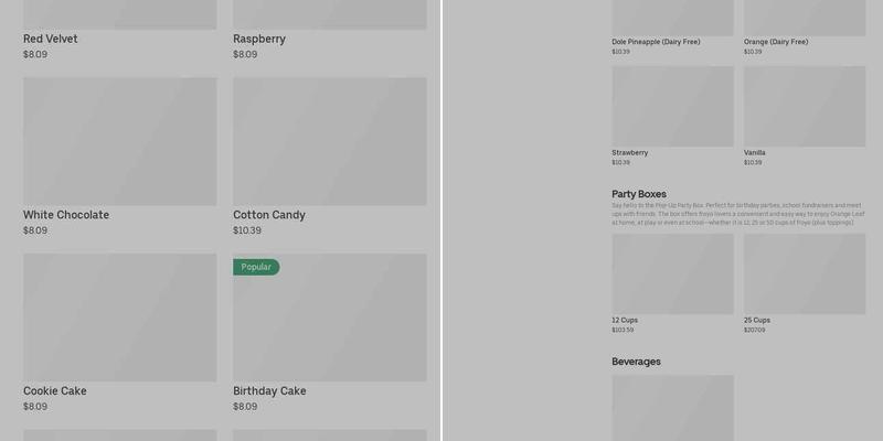 Orange Leaf Frozen Yogurt Menu