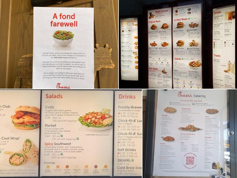 Chick-fil-A Menu