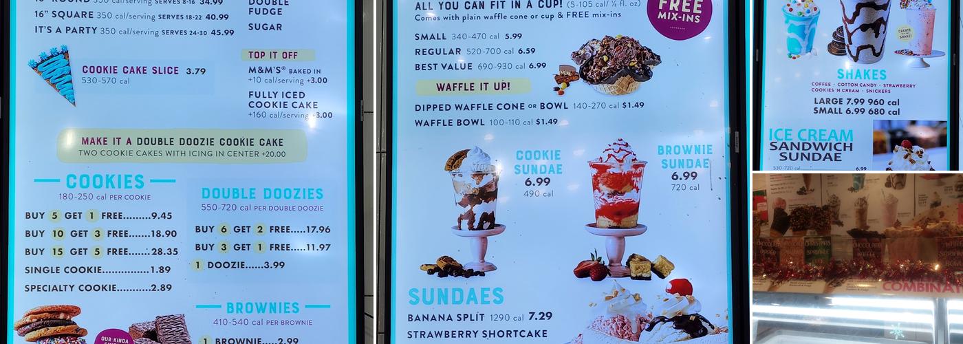 Marble Slab Creamery Menu