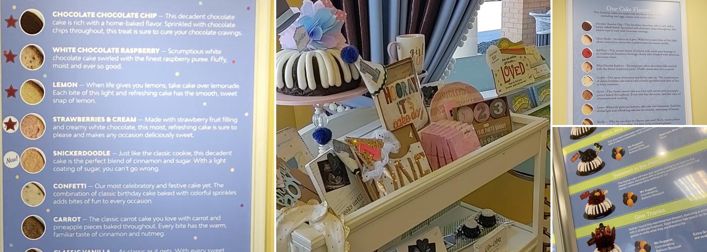 Nothing Bundt Cakes Menu