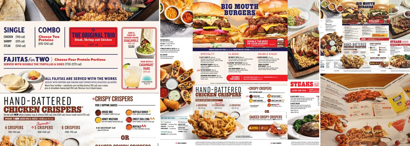 Chili's Grill & Bar Menu