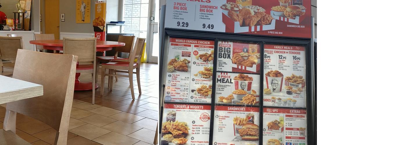 KFC Menu