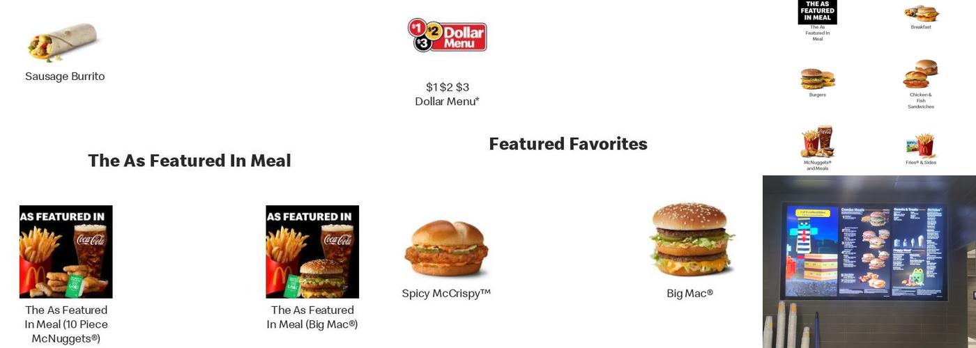 McDonald's Menu