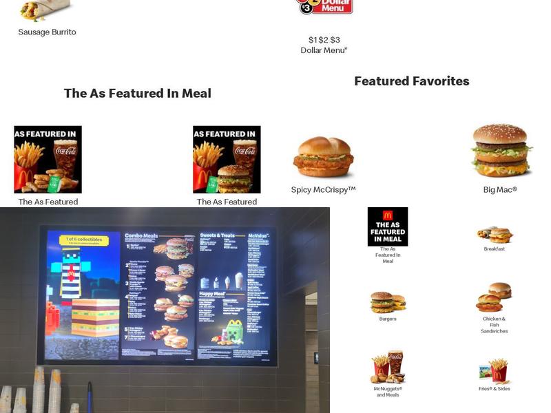 McDonald's Menu