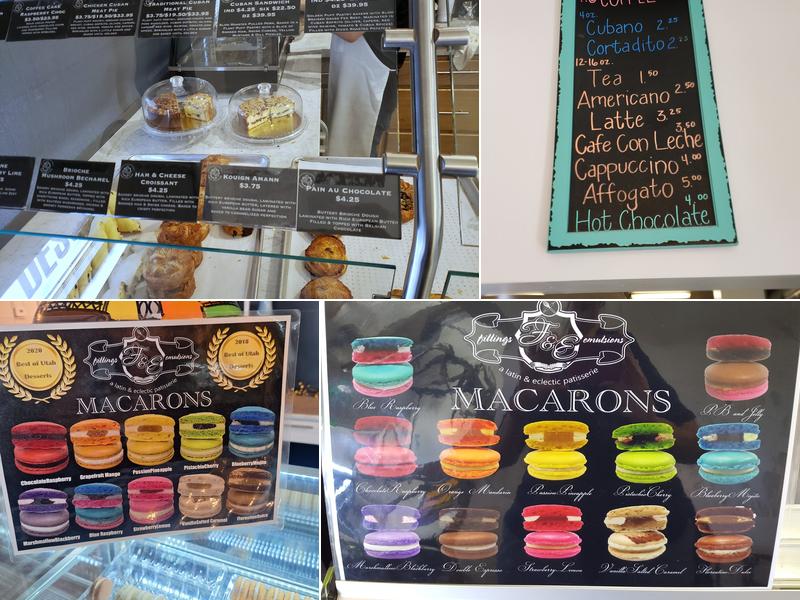 Fillings & Emulsions 300 West Menu