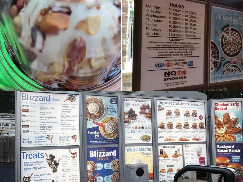 Dairy Queen Grill & Chill Menu