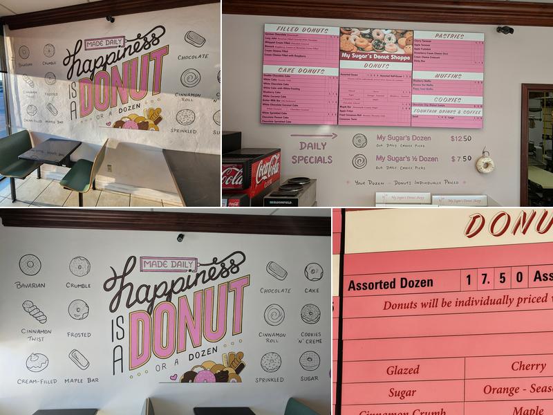 My Sugar's Donut Shopp Menu