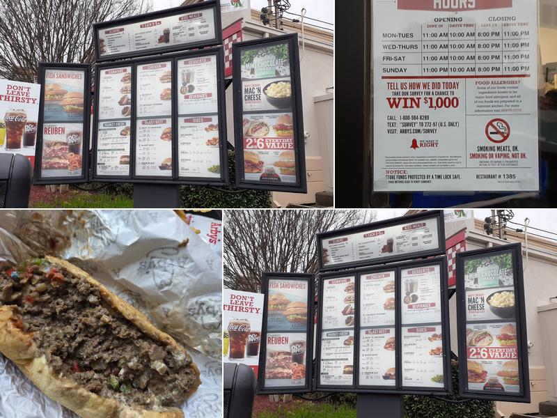 Arby's Menu