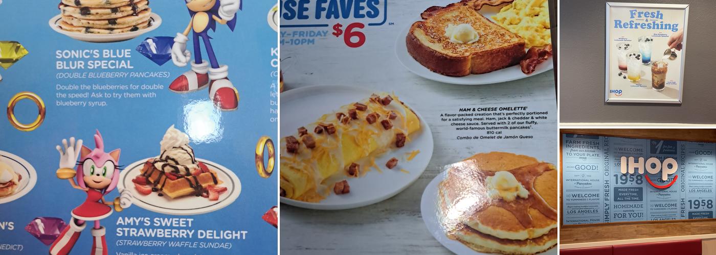 IHOP Menu