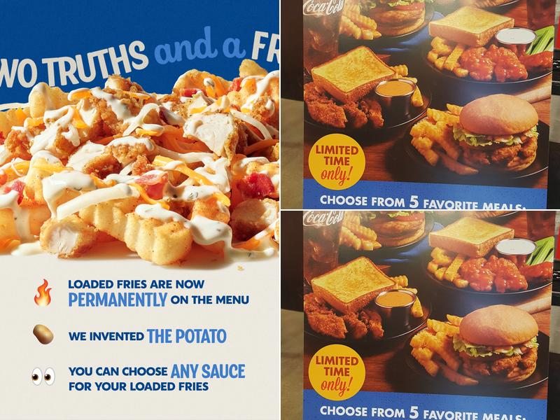 Zaxby's Chicken Fingers & Buffalo Wings Menu